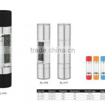 stainless steel manual pepper grinder /Salt & Pepper shaker