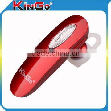 Hot Selling Kingo Multifunctional Portable Clip-on Stereo Bluetooth Earphone with Mic For Iphone Headphones