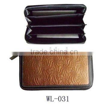 firm popular design long PVC lady clutch bag