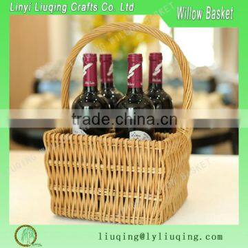 2016 new style brown Wicker Wine Picnic Basket