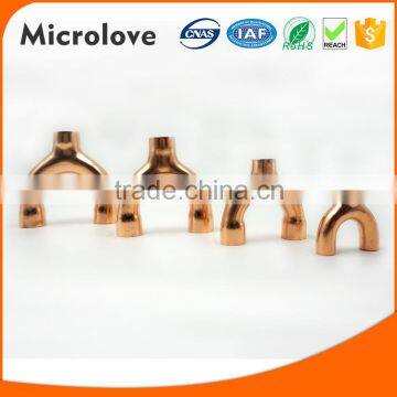 Y tee copper pipe fitting,copper tee