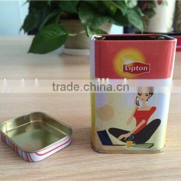 First grade & mold existing small tea tin box