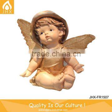 European Hot Sale Lovely Resin Baby Angel Statue