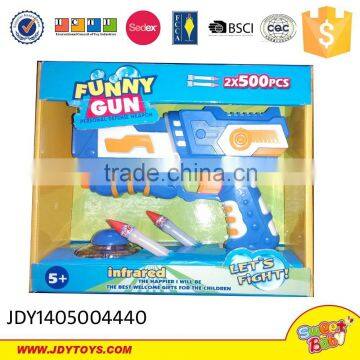 With 1000 pcs bullet hot selling shoot gun for shooting