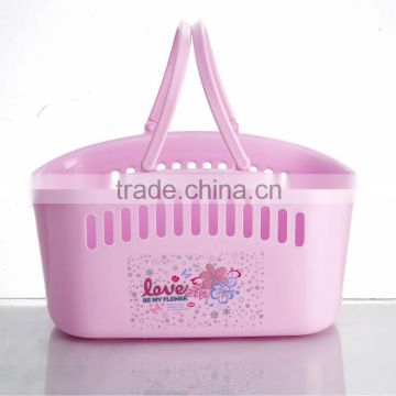 plastic lanudry basket with handle, china supplier new plastic food basket,plastic laundry basket