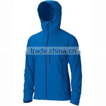 Breathable outdoor OEM softshell hooded jacket