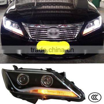 Bifocal lens Guiding Light 12V Head Lamp Led Car Headlights For Toyota Camry 7th 2011 2012 2013                        
                                                Quality Choice