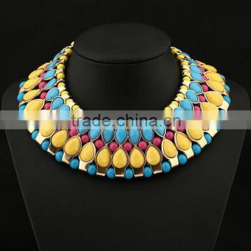 Fashion Necklace Acrylic Female silicone Necklace,Luxury dress accessories Short Necklace