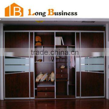 2015 hot selling Chinese Popular bedroom wall wardrobe design for home furniture