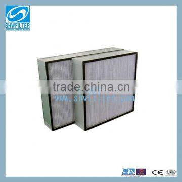 hepa filter with aluminum separator