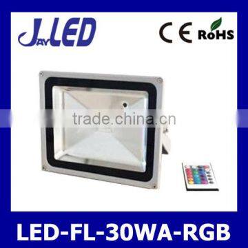 Outdoor Garden lighting RGB aluminum 30w omni flood light led