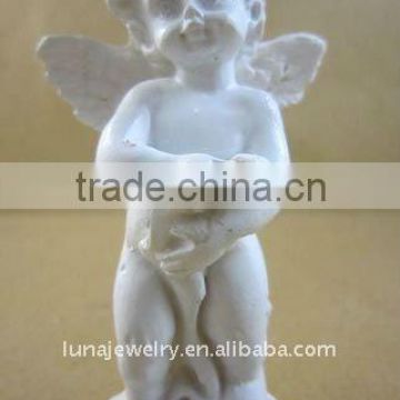 White color resin angel statue,indoor angel statues,bronze angel statue