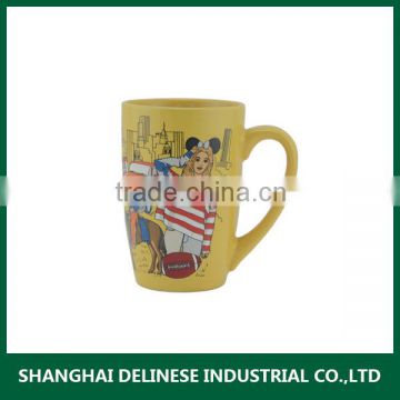 Wholesale ceramic tea mug with heart decal