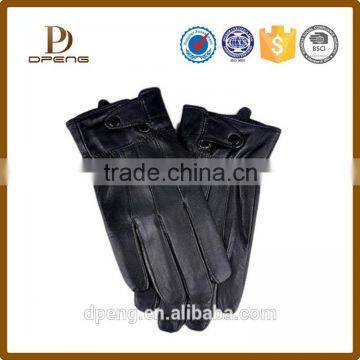 Smartphone leather hand Gloves plain simple design Winter Warm high quality glove China Manufacturer