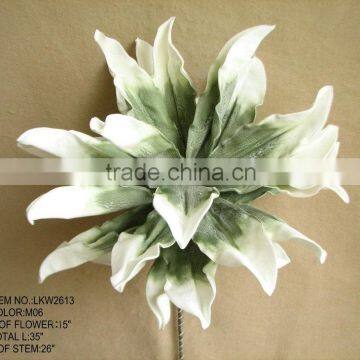 wholesales Larger scale for grand entries and corners EVA foam artificial fantasy flowers form indoor decor