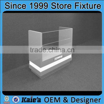 Wholesale glass jewelry display table clothes display rack shop