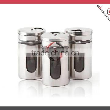 All Stainless Steel / SST Salt and Pepper Bottle Salt and Pepper Shaker Jar