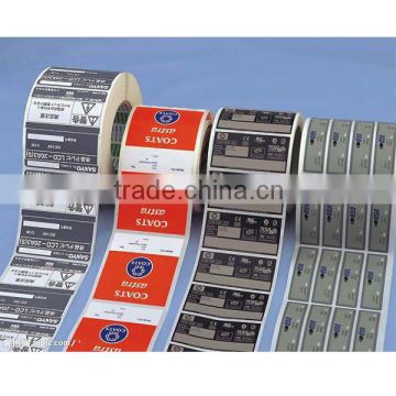 Full color printing round paper label sticker customized