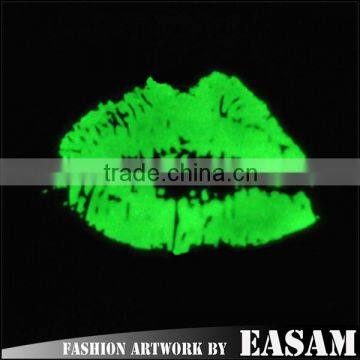 Sexy lip design Glow at night/dark tattoo sticker for art work body