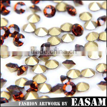 2015 new arrival crystal pointback rhinestones