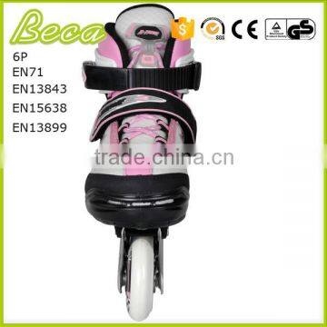 Wholesale Rubber Wheel Metal Frame High End Flashing Roller Skate photo-3