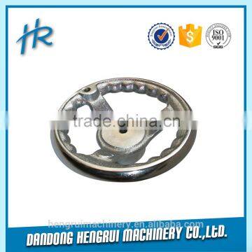 Good quality customized precision casting valve parts handwheel