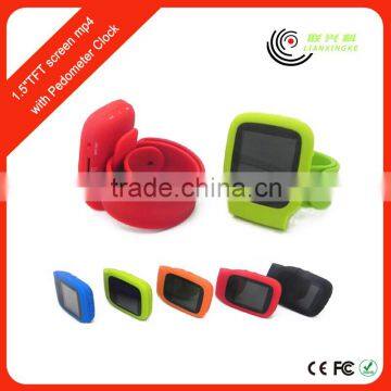 8GB Digital Sports Watch MP4 Player manual and Pedometer