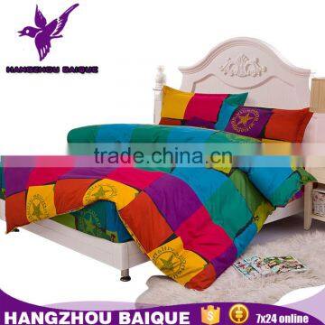 China Wholesale Colorful Beautiful Sets Polyester Fitted Sheet Queen