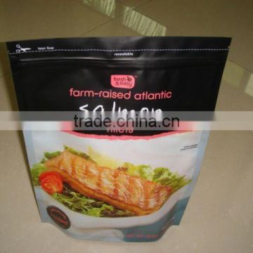 EU quality cookied salman food packaging bag