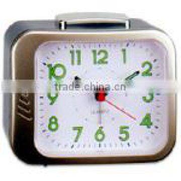 Plastic Old Fashion Table Square Bell Alarm Clock photo-3