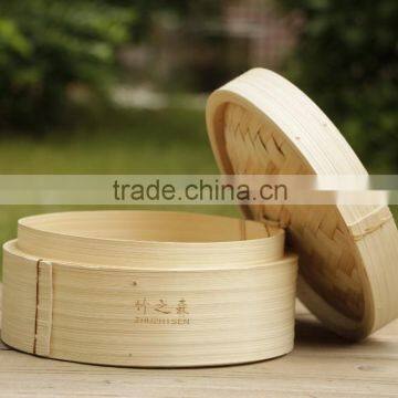 Top Grade Handmade Cooking Utensils Hot Stamped Kitchenware Bamboo Steamer photo-6