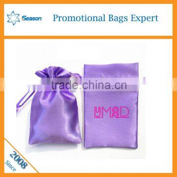 Dawrastring satin bag custom-made gift bag satin bag with logo printing                        
                                                                                Supplier's Choice