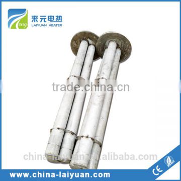 Electric corrugated ir ceramic heater pipe