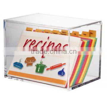 Small Clear Acrylic Boxes WIth Hinged Lids