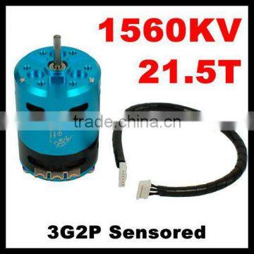 Tyrannosaurus 3 Chase 2 Poles 21.5T 1560KV 3650 3G2P Sensored Brushless Motor For 1/10 1/12 RC Car