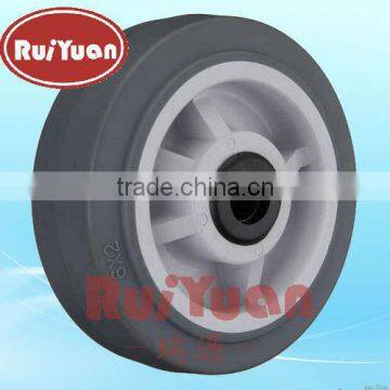 European type industrial type Thermoplastic rubber on polypropylene TPR wheels