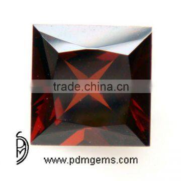 14x14 Garnet Wholesale Gemstone Faceted Square