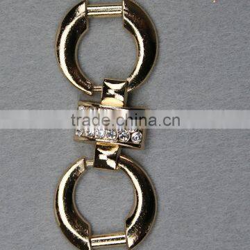 metal movable accessories/buckle for garment with shining A diamond