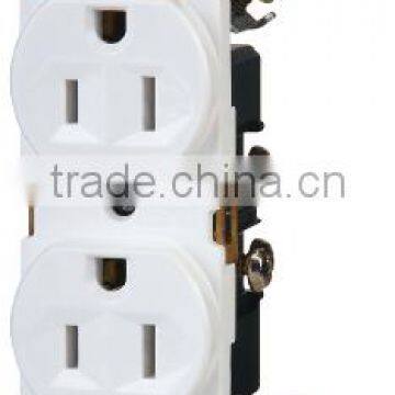 COMMERCIAL grade standard duplex receptacle 125V