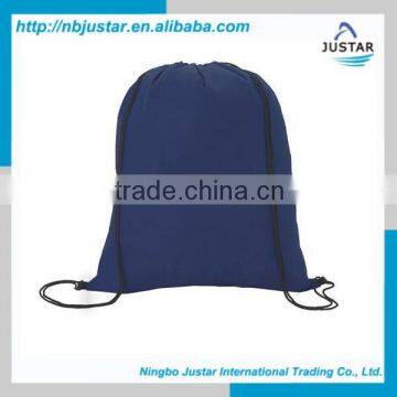 Promotional Gift Bag Use210D Polyester Cheap Strong Drawstring Backpack Bags photo-4