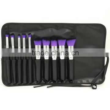 10 Pieces Nylon Hair Makeup Brush set