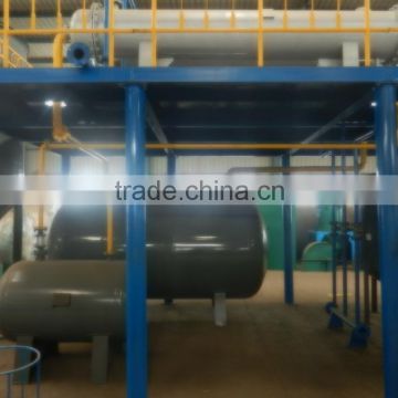 used tire to oil machine ,waste tire pyrolysis carbon black refining machine