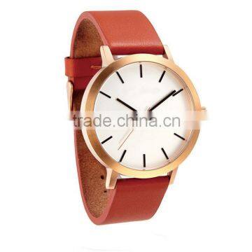 Tan Leather Strap Custom Watch Best Luxury Watch Oem Quartz Wristwatches photo-3