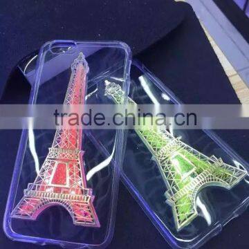 Iron tower fluorescent light mobile phone case, waterproof protective phone case