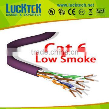 EXCEL 1000FT LSZH SOLID PURE COPPER CAT.6 UTP LAN CABLE WITH PURPLE COLOR