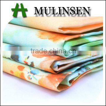 Mulinsen Textile Woven Digital Printing 100% Polyester Satin Fabric