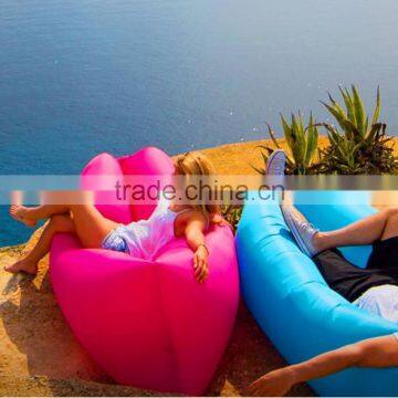 Nylon fabric 3 season type inflatable sleeping bag / inflatable air sleeping bag
