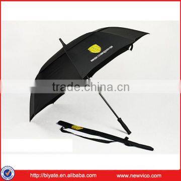 Promotional fashion fiberglass golf stick umbrella