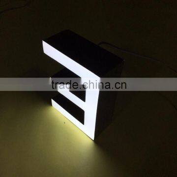 Super quality advertising led sign led epoxy resin letter sign