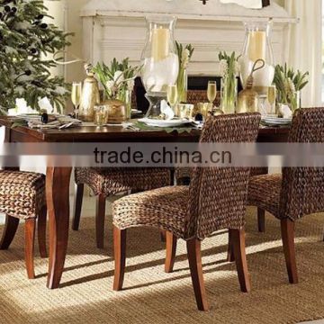 Water hyacinth dining set - Wicker dining set